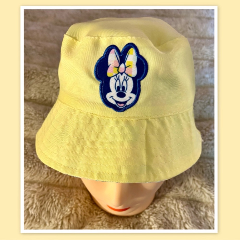 Disney Bucket Minnie Mouse Hat - One Size - Reversible - 2 Hats in One